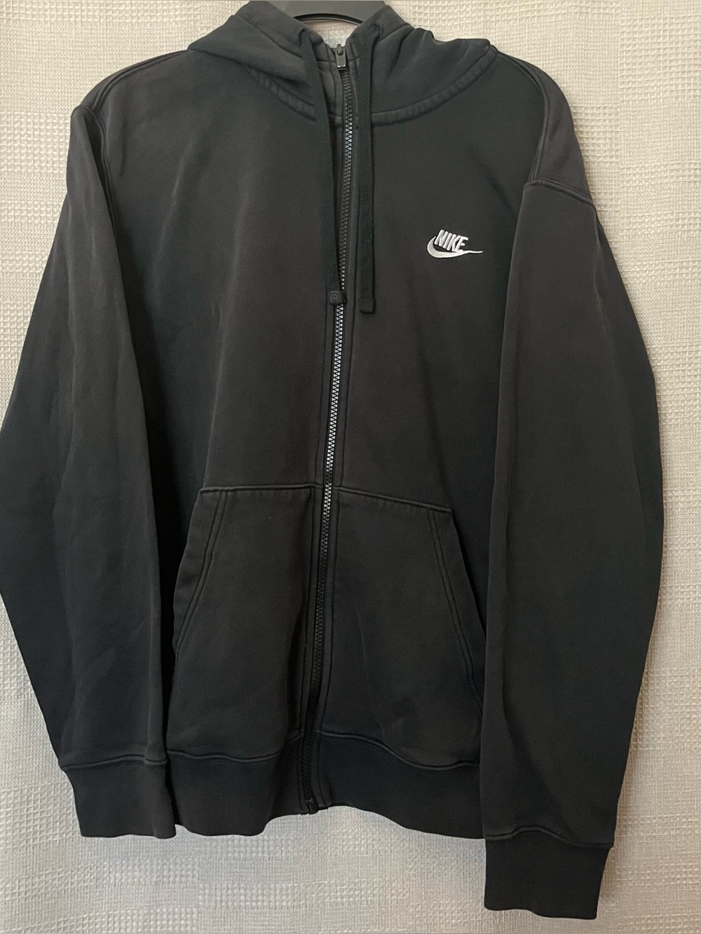 Men’s Nike black zip up hoodie Size M #Athletics